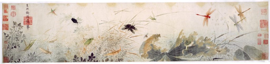 chinese painting - insects