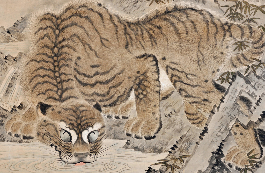 korean tiger painting