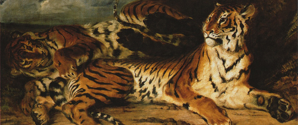delacroix tiger painting